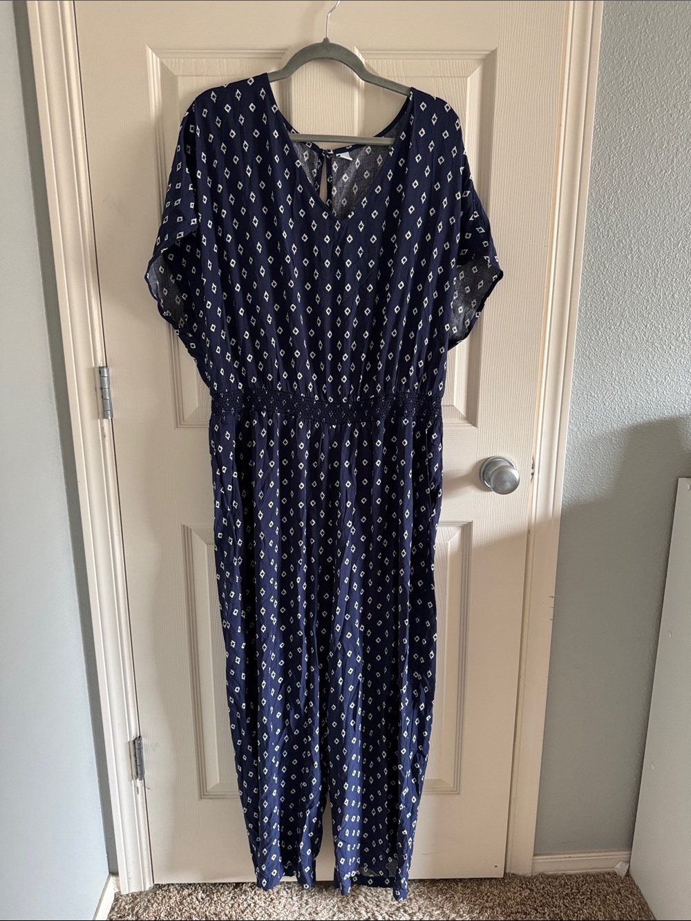 Old Navy Blue Printed Women's Jumpsuit
